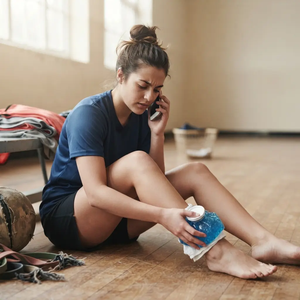 Injured person after a sports accident looking into making a sport injury claim